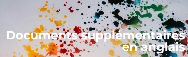 Documents supplémentaires en anglais